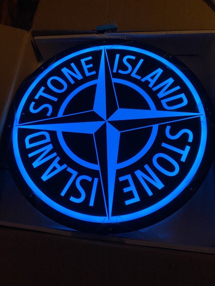 Stone Island Logo - STONE ISLAND Original Shop Led Display | eBay