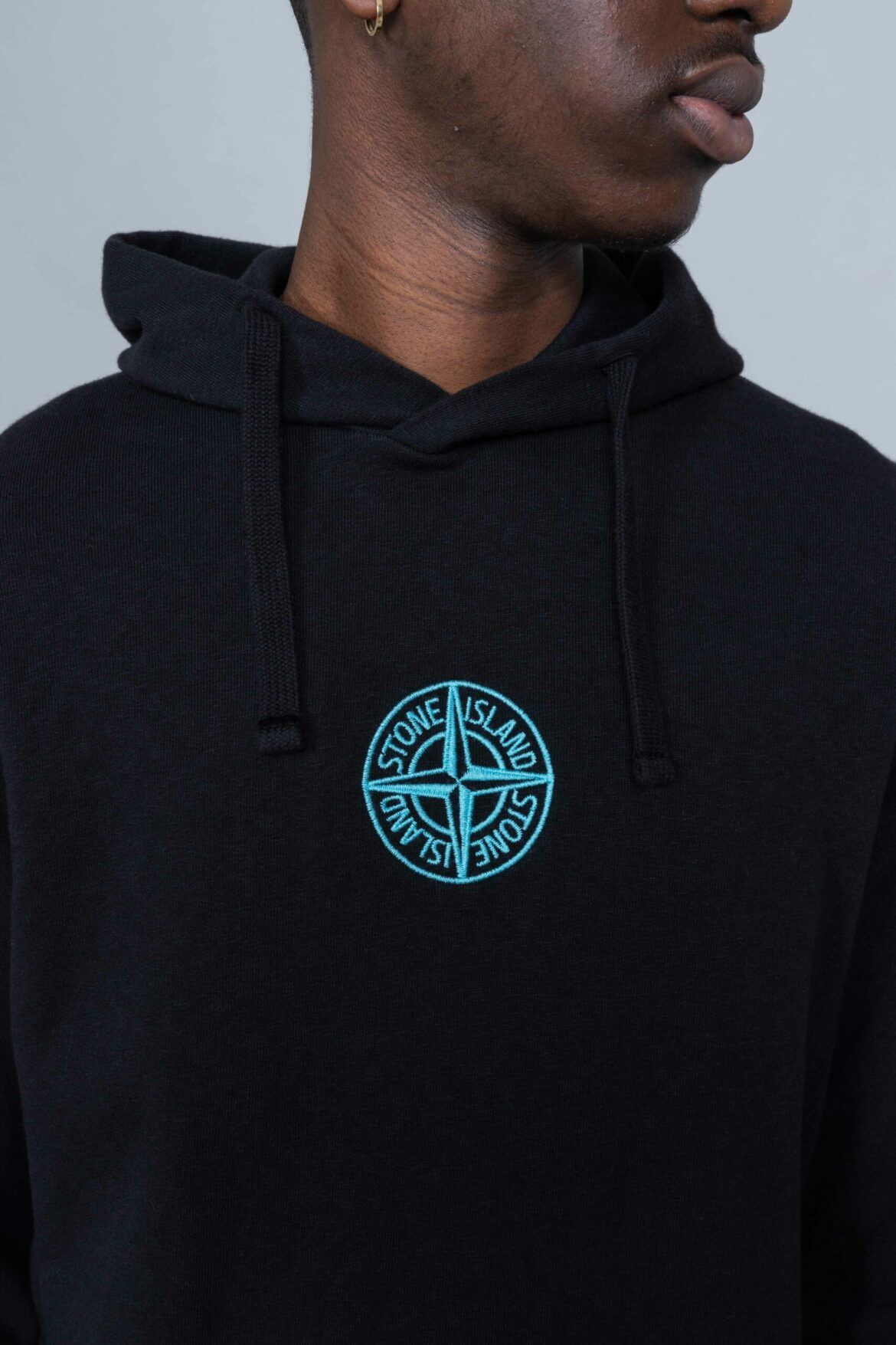 Stone Island Logo - Stone Island Embroidered Logo Hoodie men store - Centrevillestore