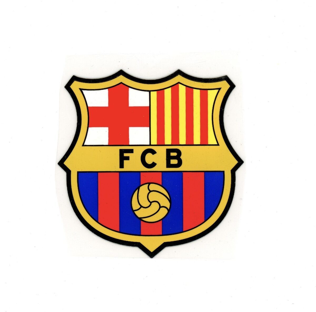 FC Barcelona Logo - FC Barcelona Patch Iron On Player Version Crest Badge Logo Emblem FCB