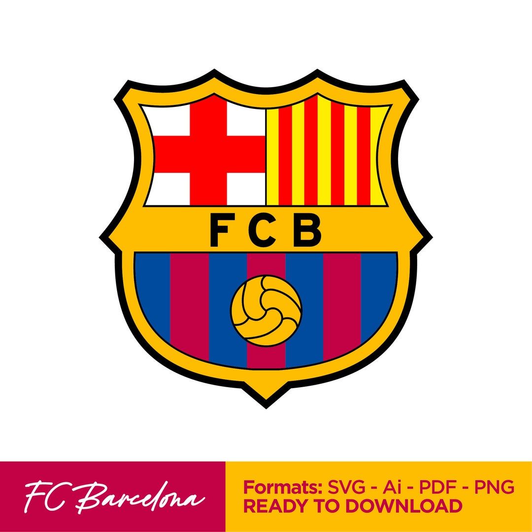 FC Barcelona Logo - FC Barcelona Logo • Barca SVG - Pdf - Ai - PNG • Ready to Cut on Vinyl -  Etsy