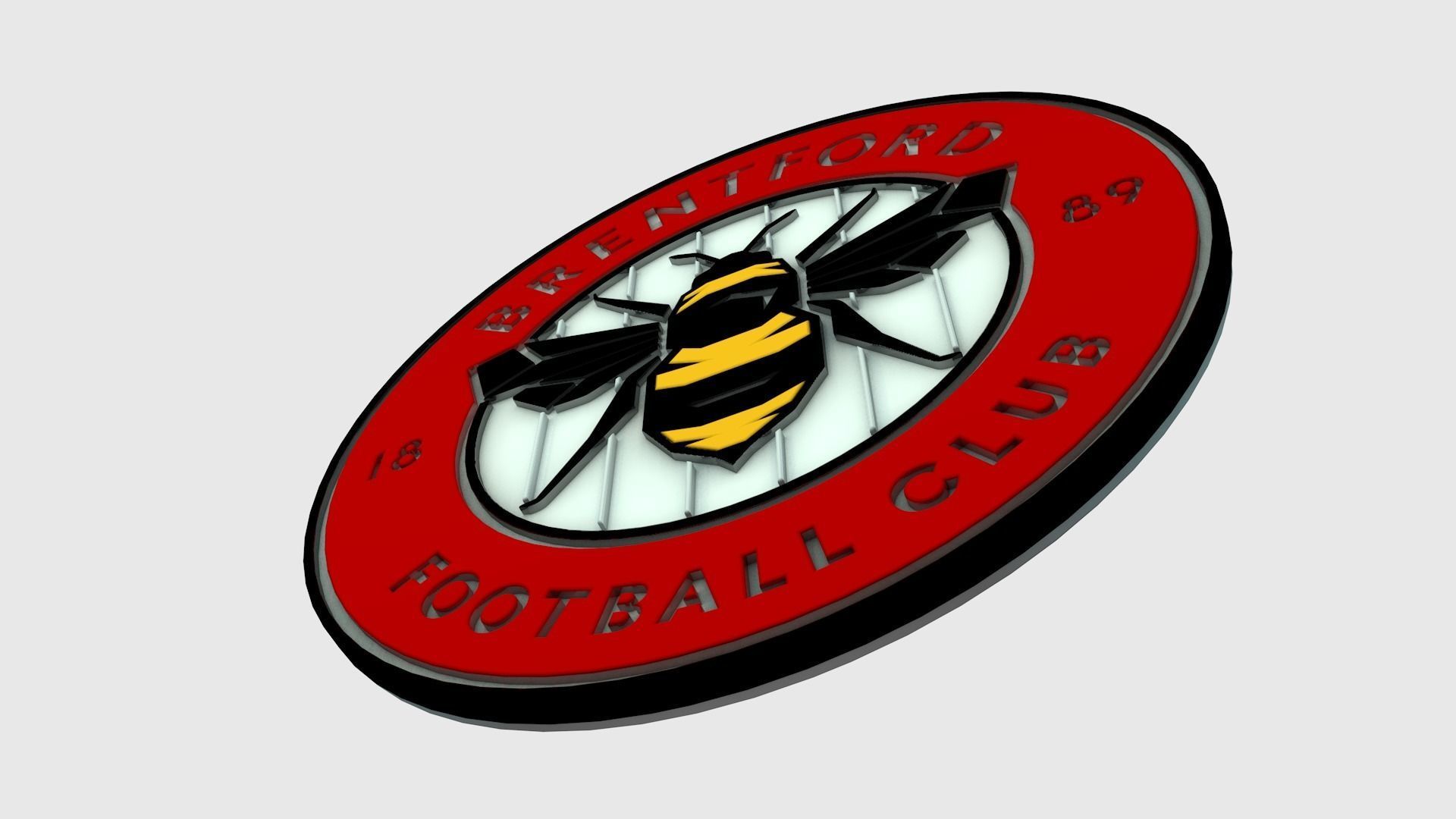 Brentford Logo - Brentford Logo 3D model | CGTrader