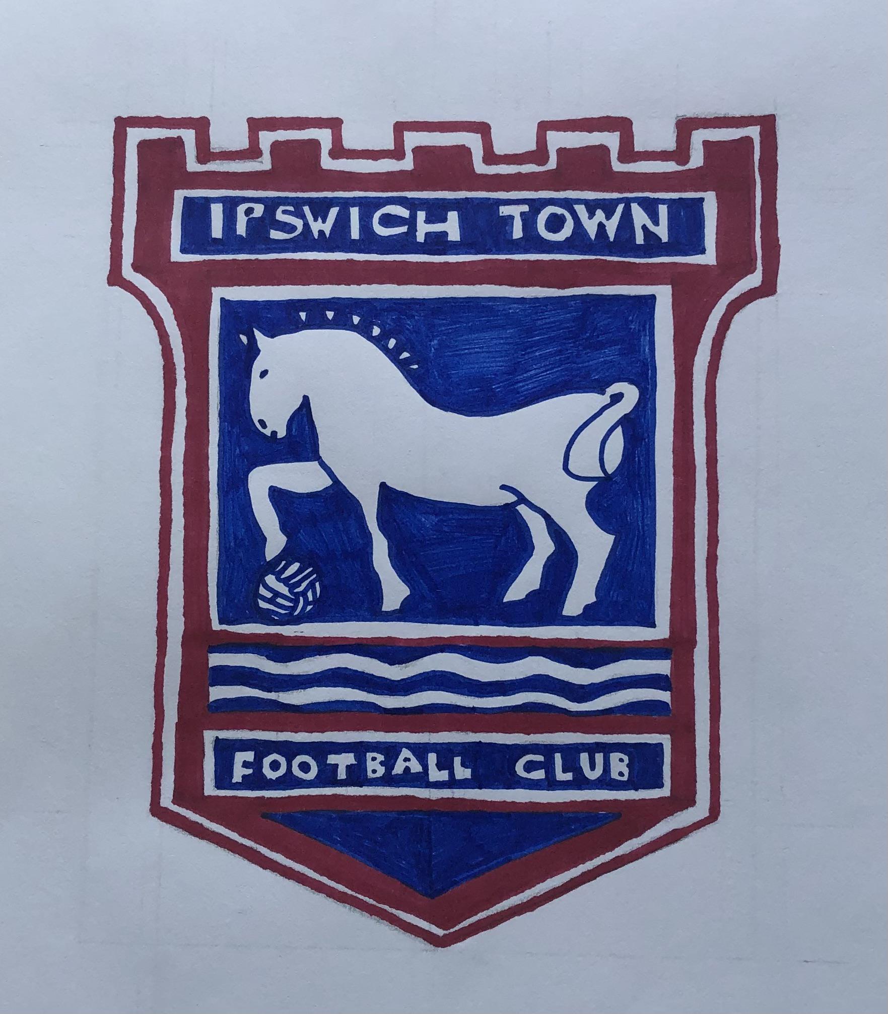 Ipswich Town Logo - Daily Football Club Logo Drawing #4 / Hello Ipswich Fans 