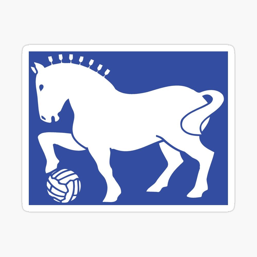 Ipswich Town Logo - Ipswich Town FC Horse Badge Logo Sticker