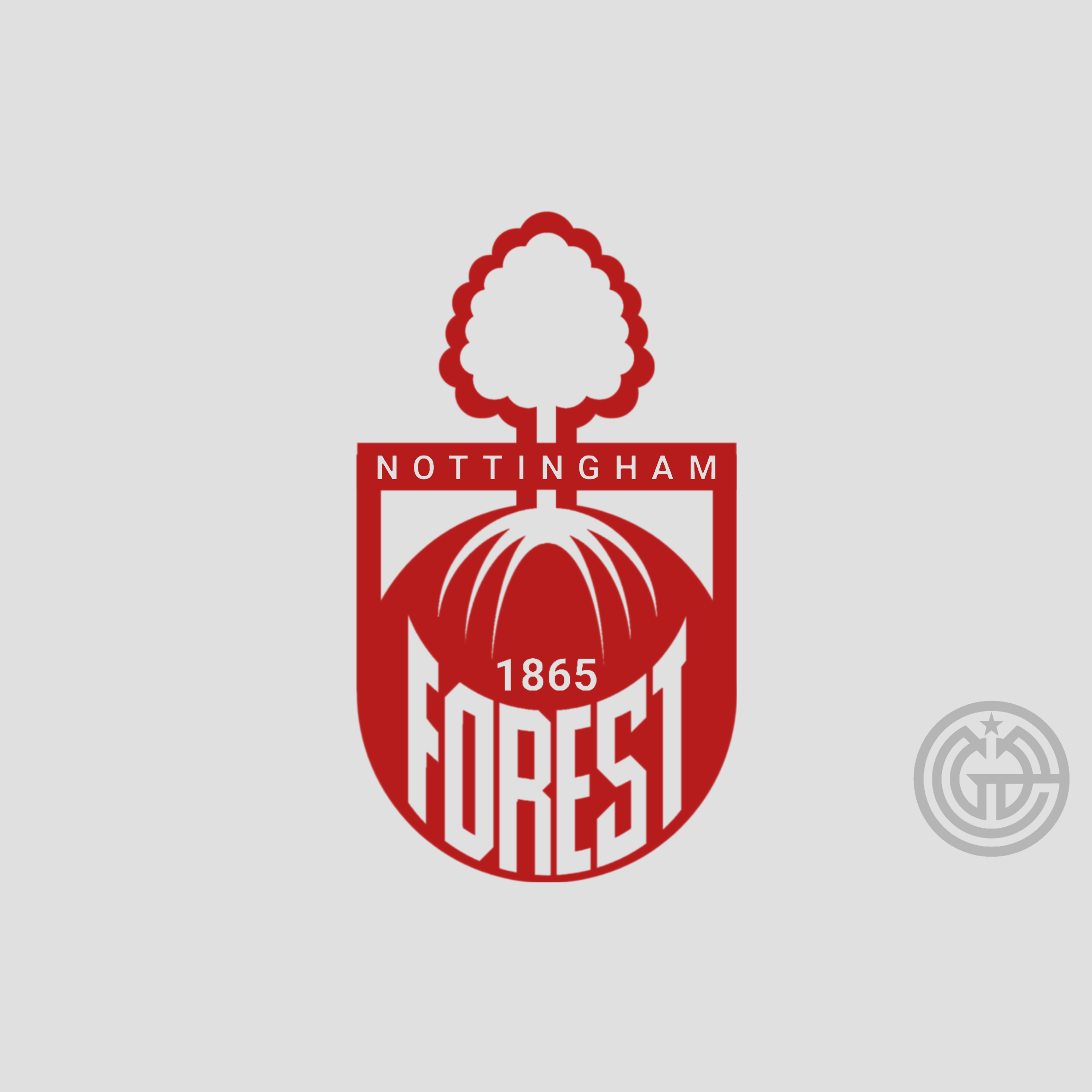 Nottingham Forest Logo - Redesign logo NOTTINGHAM FOREST ( I ) by Gianzart 73 on Dribbble