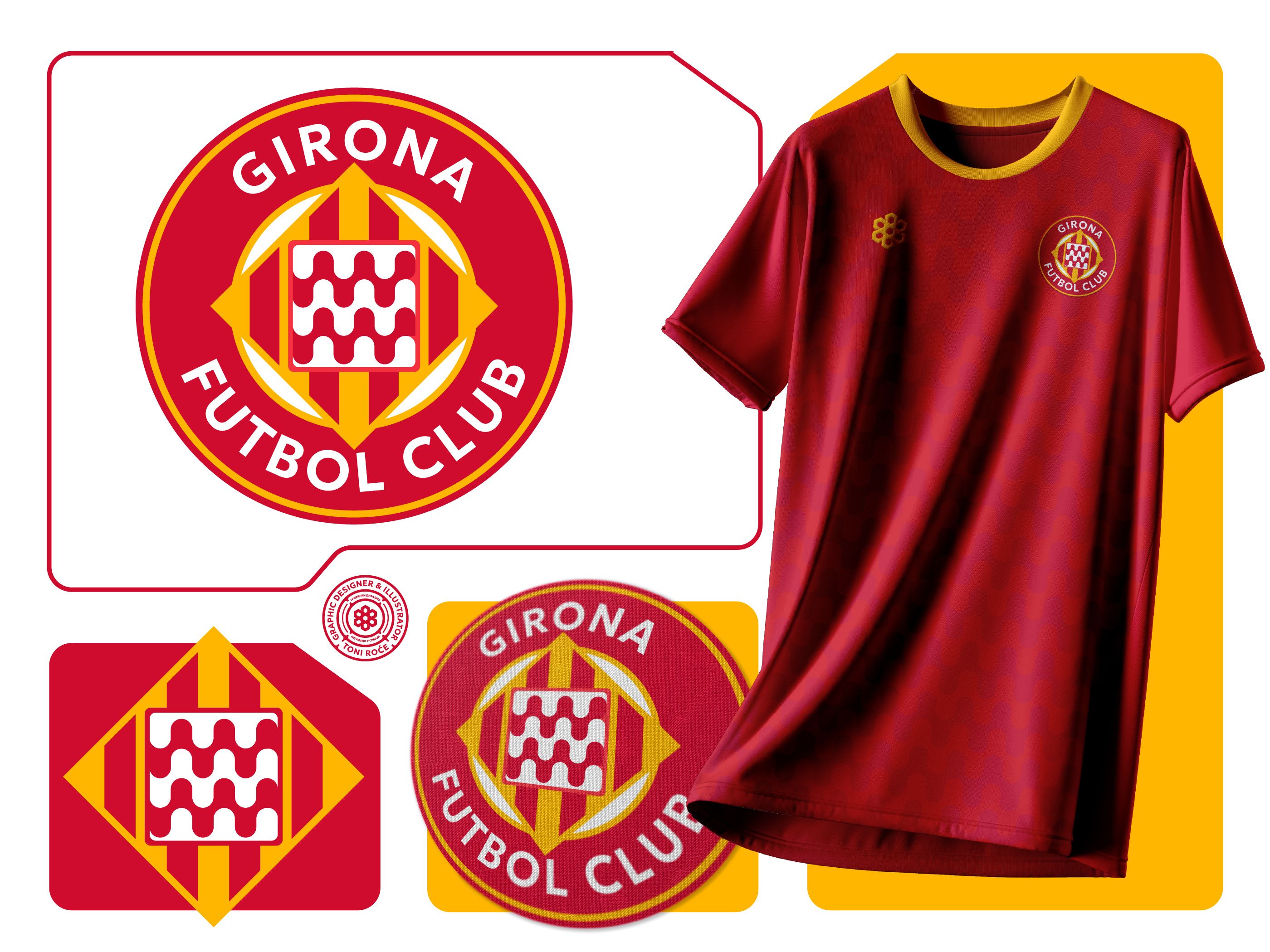 Girona Logo - Girona FC Rebrand by Toni Roće on Dribbble