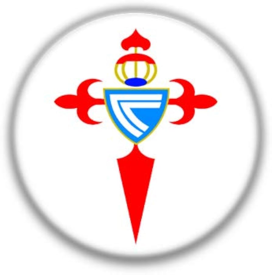Celta Vigo Logo - Celta de Vigo : Spanish Soccer League, Pinback Button Badge 1.50 Inch  (38mm) : Amazon.co.uk: Stationery & Office Supplies