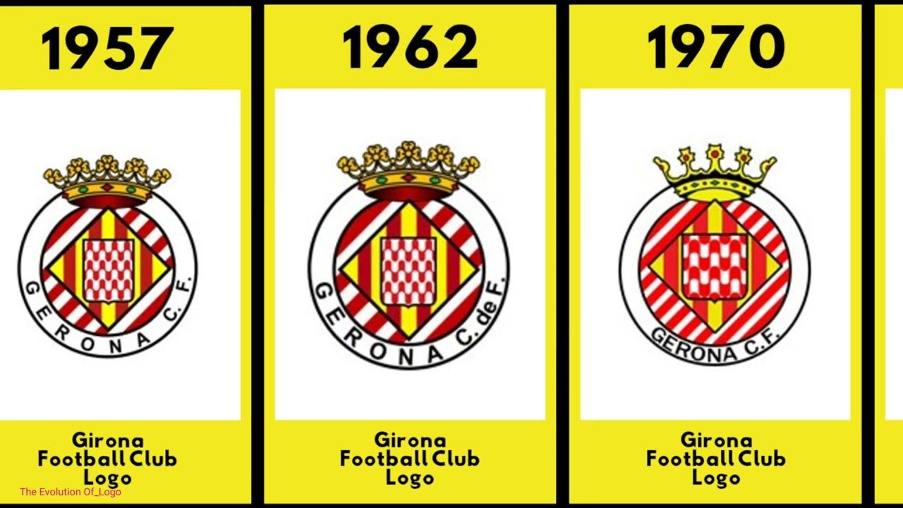 Girona Logo - HISTORY OF LOGO ( GIRONA FC ) ‪@dnasports1384‬ - YouTube