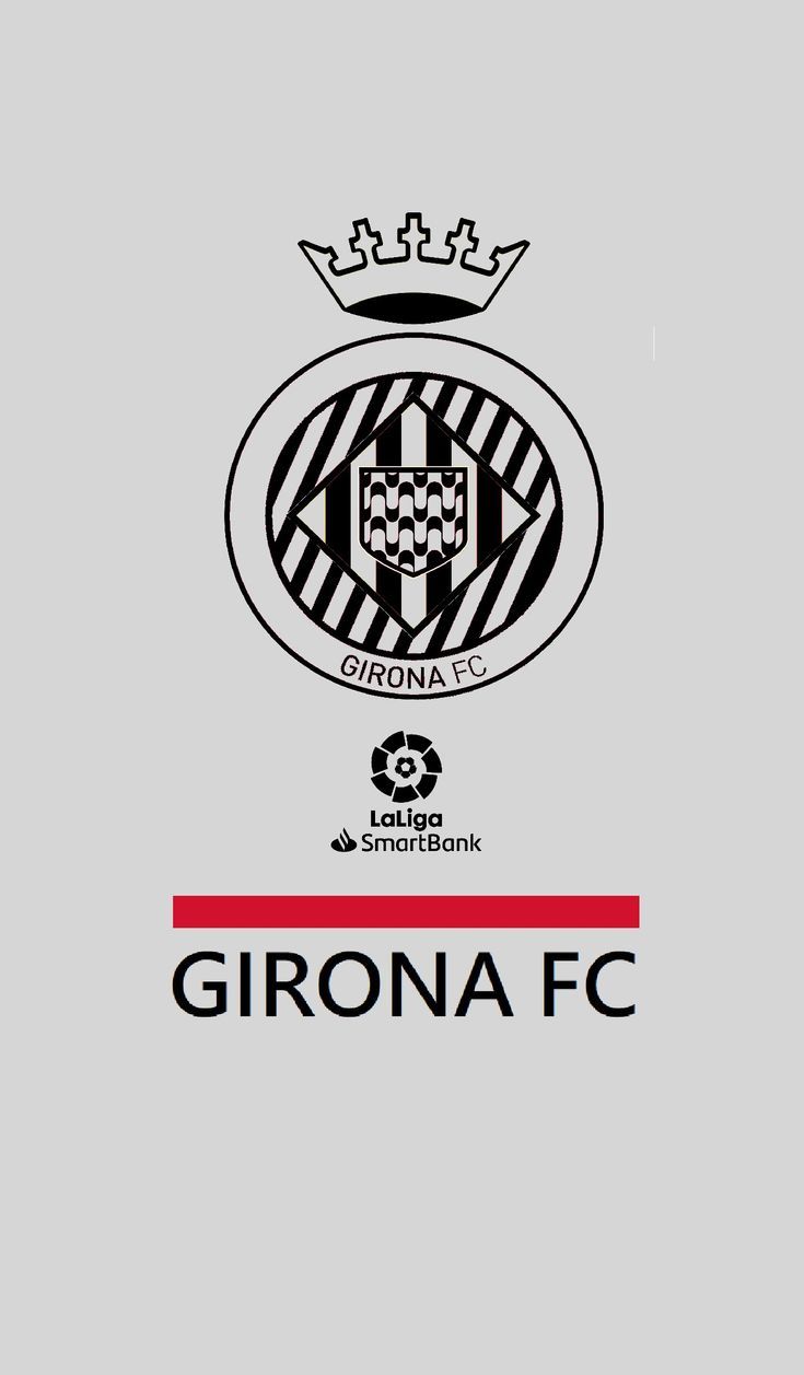 Girona Logo - Escudo del Girona FC en blanco y negro