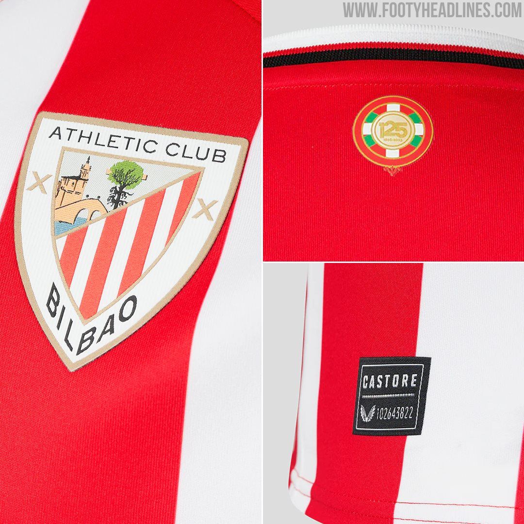 Athletic Bilbao Logo - Castore Athletic Bilbao 23-24 Home Kit Released - Footy Headlines