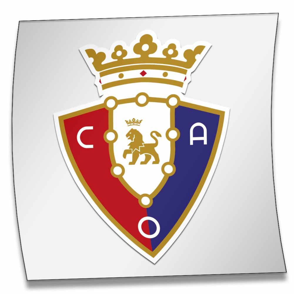 Osasuna Logo - LFP Escudo Atlético Osasuna C.F. - Mas Vinilos