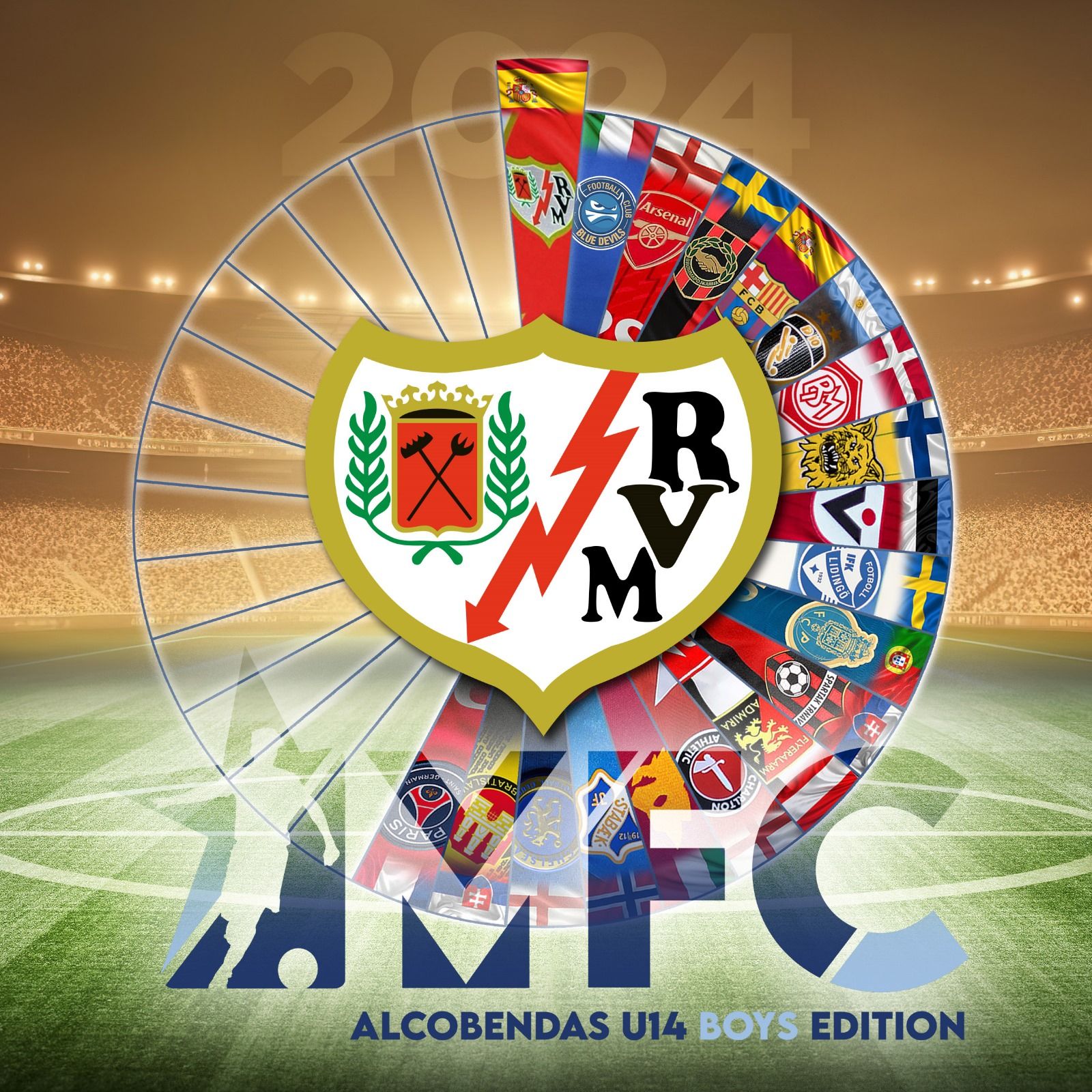 Rayo Vallecano Logo - Rayo Vallecano Confirms Participation in MFC U-14 - Madrid Football Agency