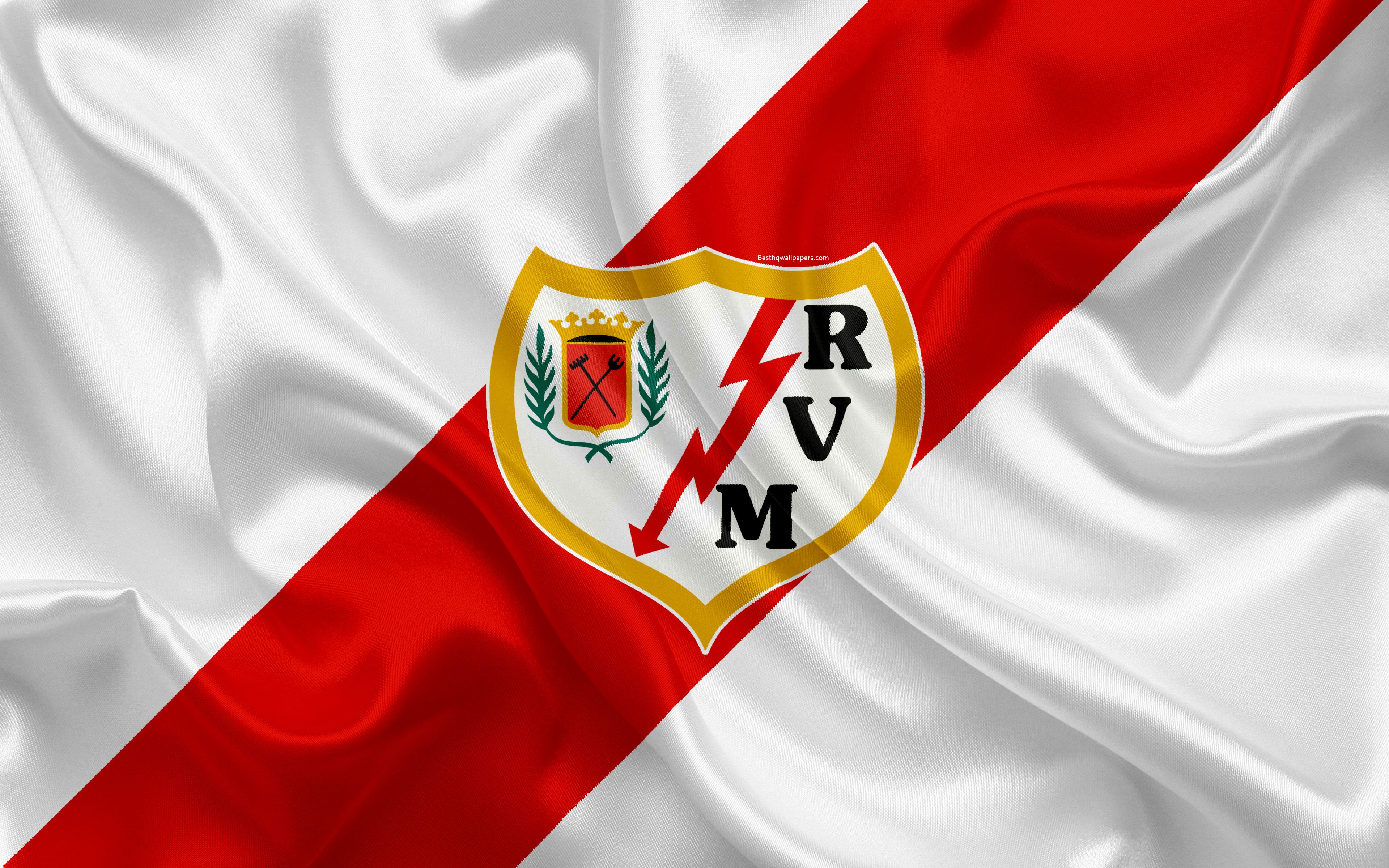 Rayo Vallecano Logo - Phone wallpaper: Sports, Rayo Vallecano, Emblem, Logo, Soccer 457560