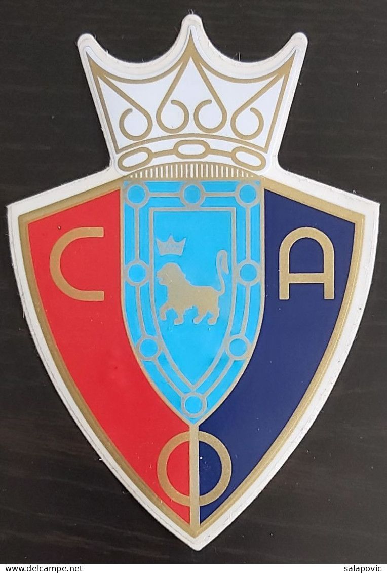 Osasuna Logo - Apparel, Souvenirs & Other - CA Osasuna Spain Football Club, Sticker label