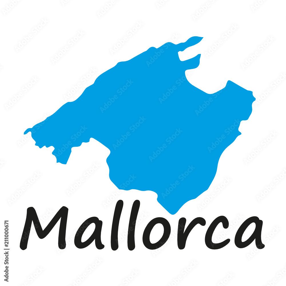 Mallorca Logo - Mallorca Icon Silhouette Stock Vector | Adobe Stock