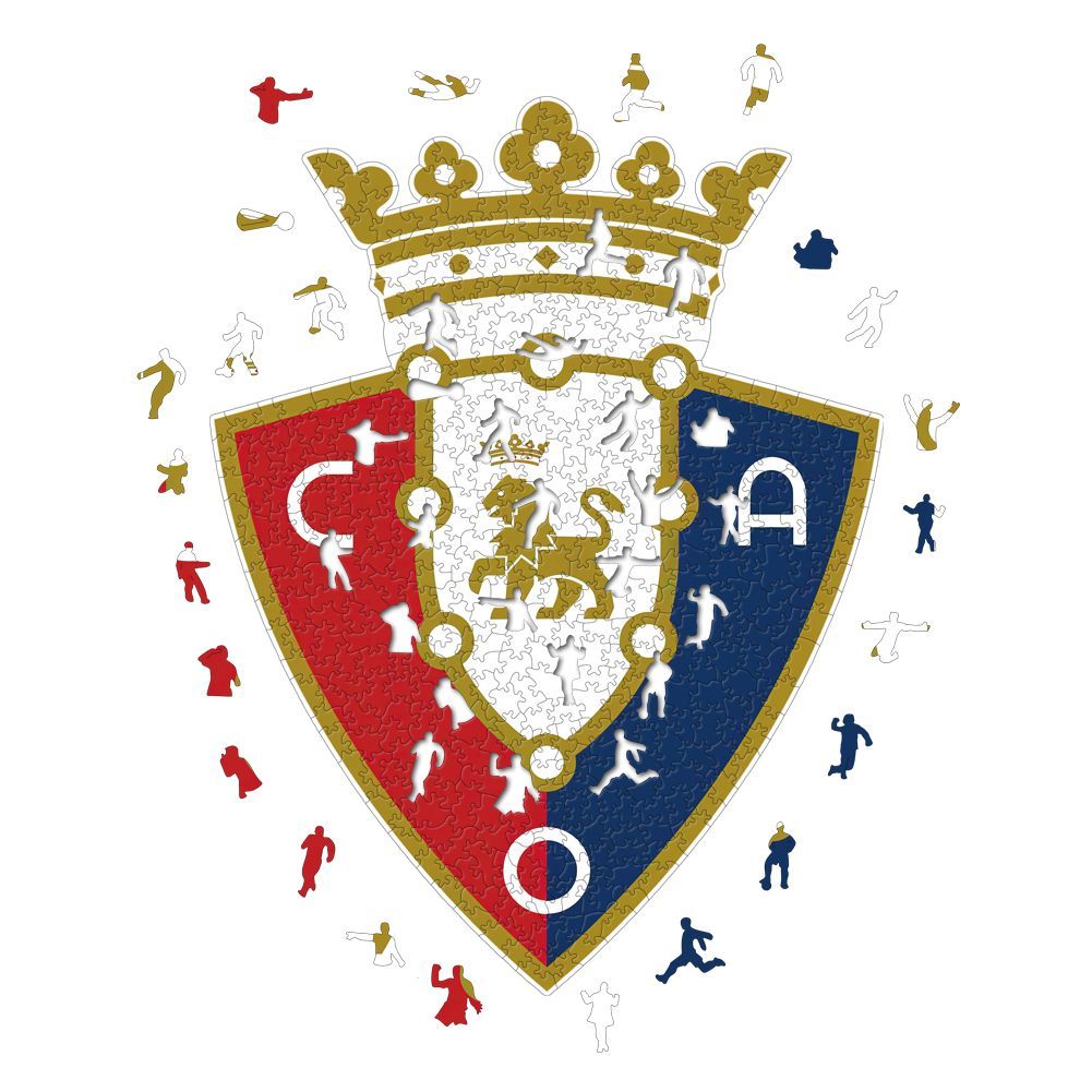 Osasuna Logo - Osasuna Logo - Holzpuzzle