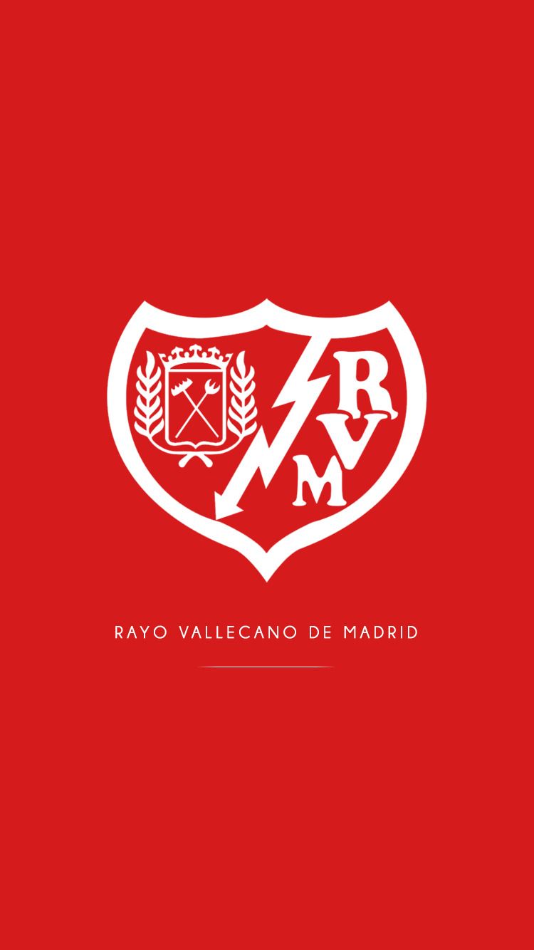Rayo Vallecano Logo - Image tagged with Rayo Vallecano de Madrid, Rayo Vallecano, Phone  Wallpapers – @doyneamic on Tumblr