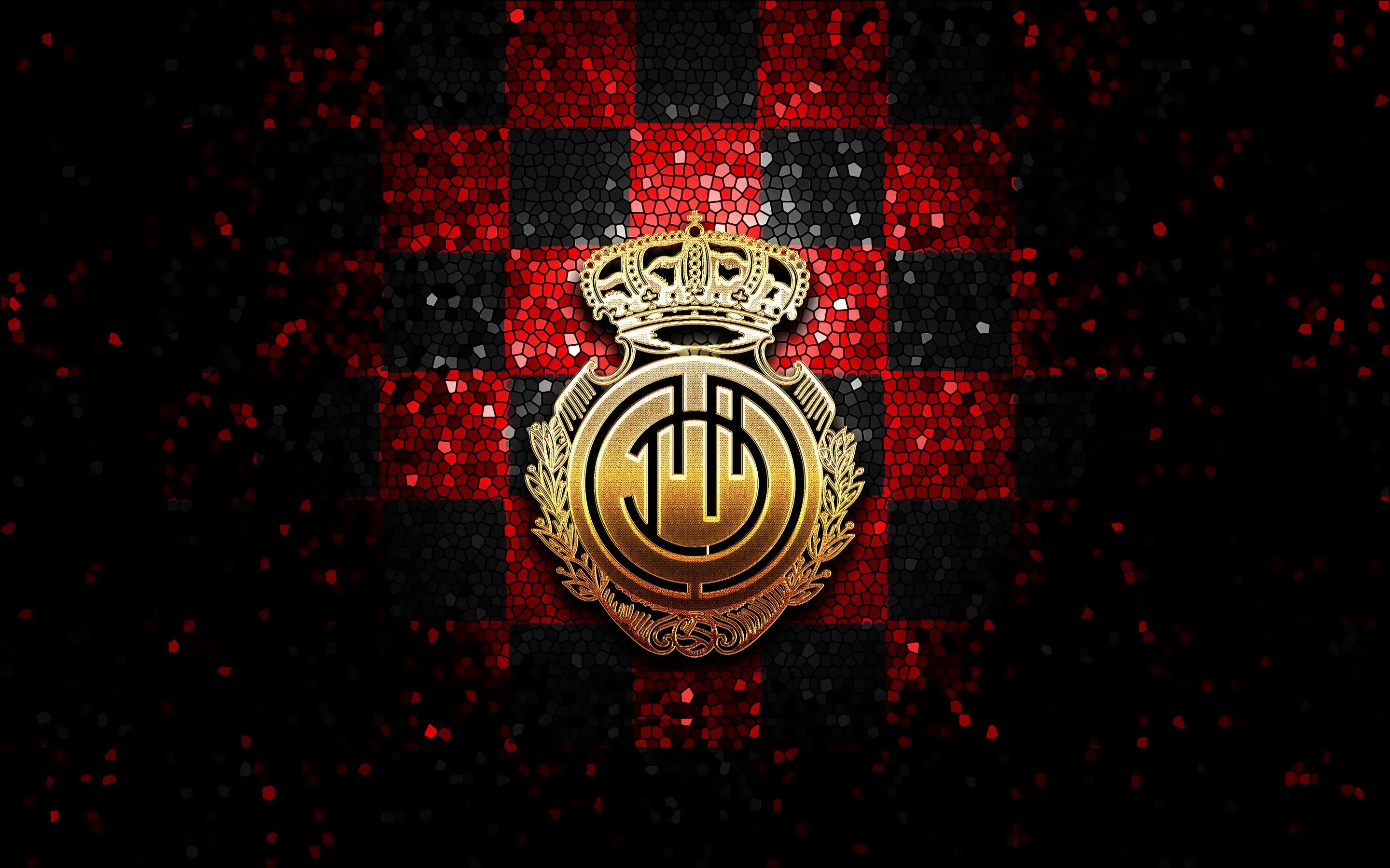 Mallorca Logo - Wallpaper wallpaper, logo, football, Sport, La Liga, glitter, Mallorca,  checkered for mobile and desktop, section спорт, resolution 2880x1800 -  download
