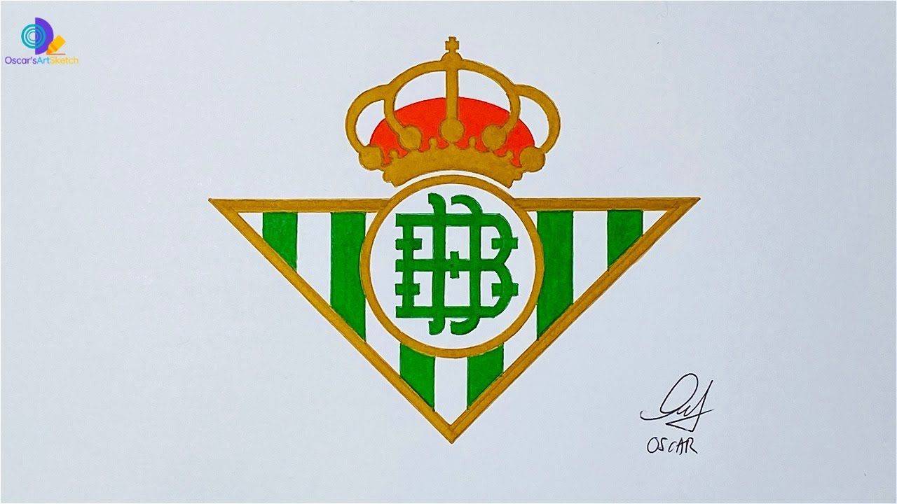 Real Betis Logo - FOOTBALL #87 : Drawing Logo of Real Betis Balompié - La Liga