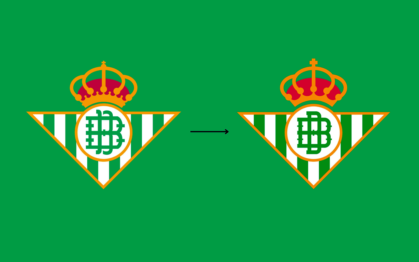 Real Betis Logo - Real Betis Balompié has updated its symbol - nss sports