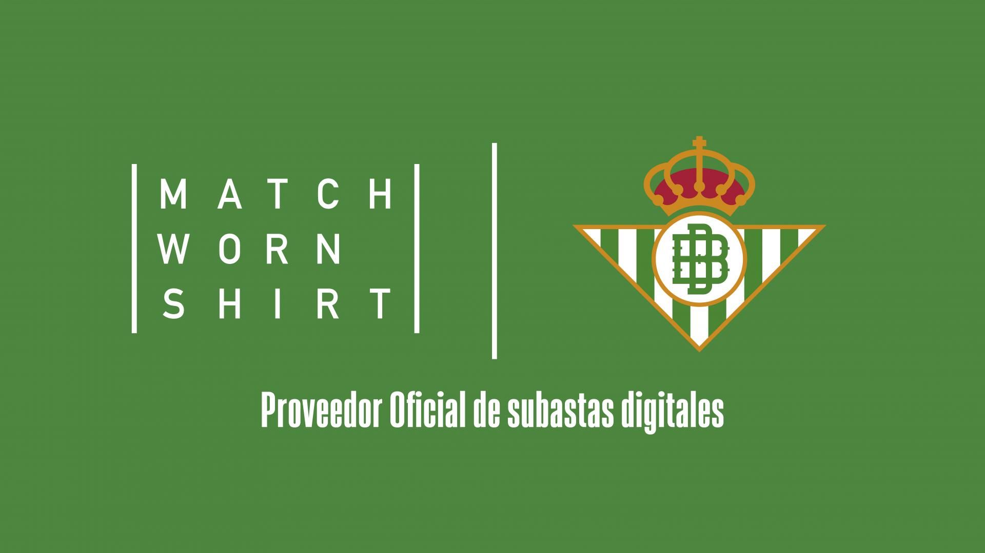 Real Betis Logo - The shirts used by Real Betis players are now available thanks to  MatchWornShirt - Real Betis Balompié