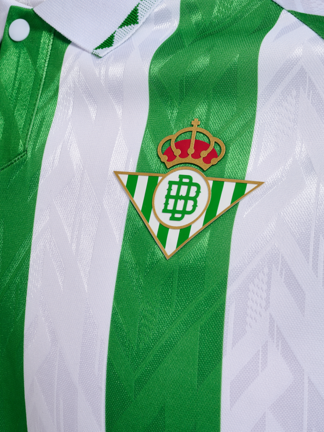 Real Betis Logo - hummel 24/25 Real Betis Balompié Home Jersey