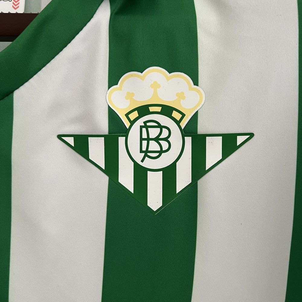 Real Betis Logo - 1988-89 Real Betis Home Retro Jersey