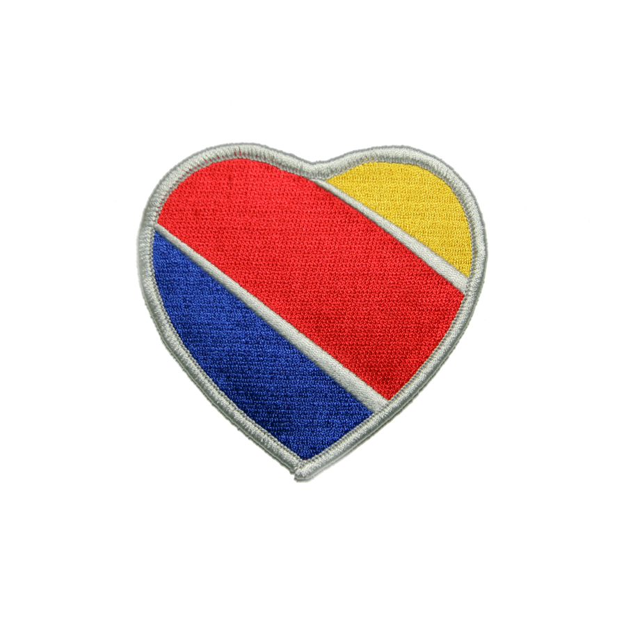 Southwest Airlines Logo - Patch Southwest Airlines SWA Heart – Gone Flying Store