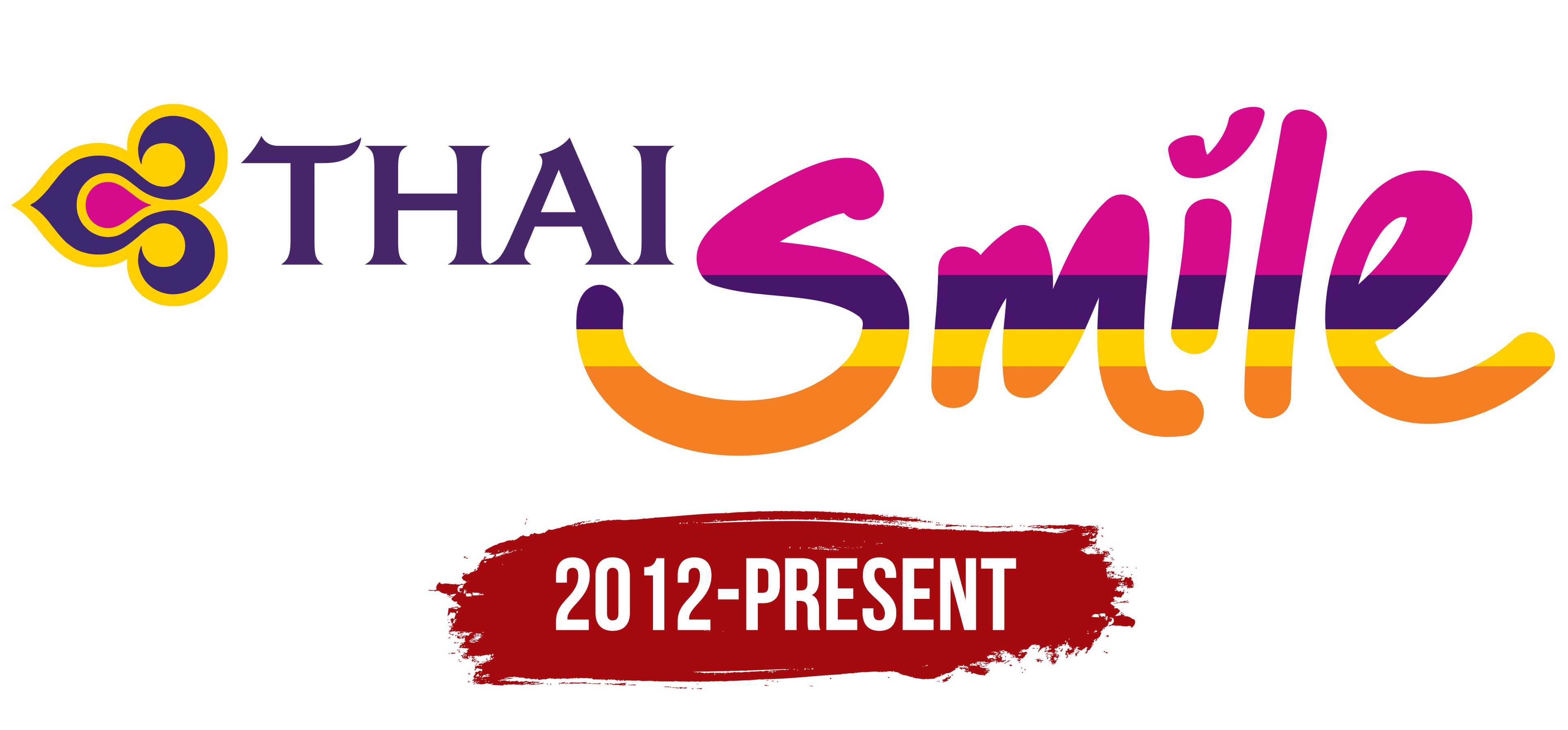 Thai Airways Logo - Thai Smile Logo, symbol, meaning, history, PNG, brand