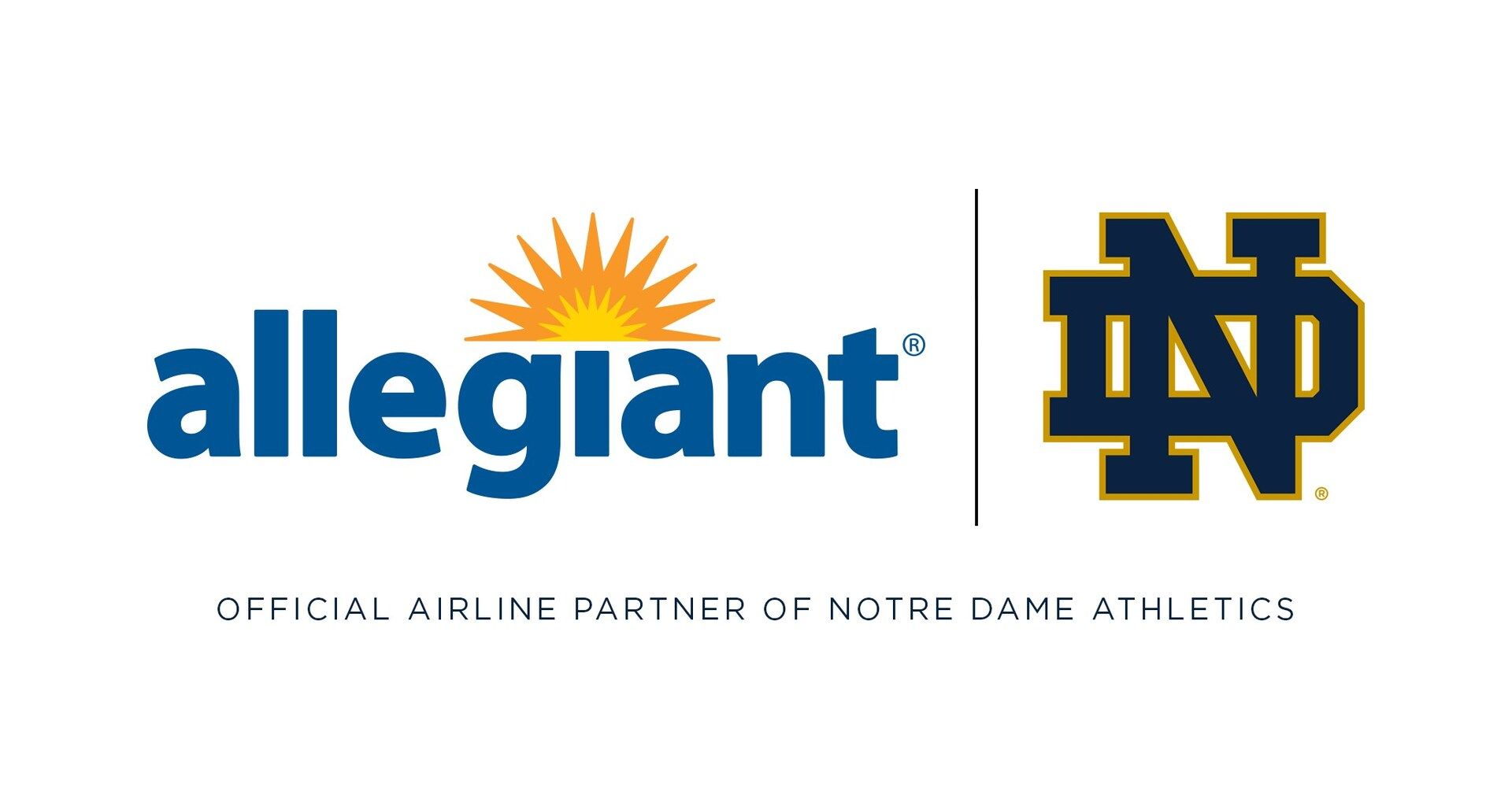Allegiant Air Logo - Allegiant Air Becomes Official Airline Sponsor of Notre Dame Athletics