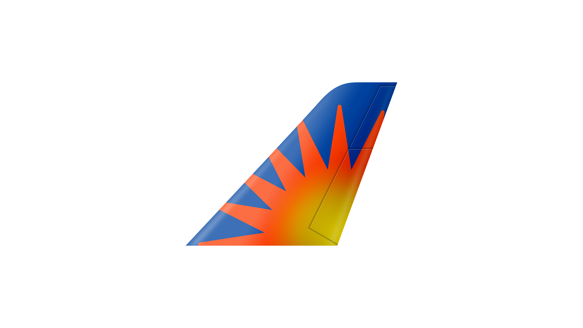 Allegiant Air Logo - Allegiant Air – Plane Sticker
