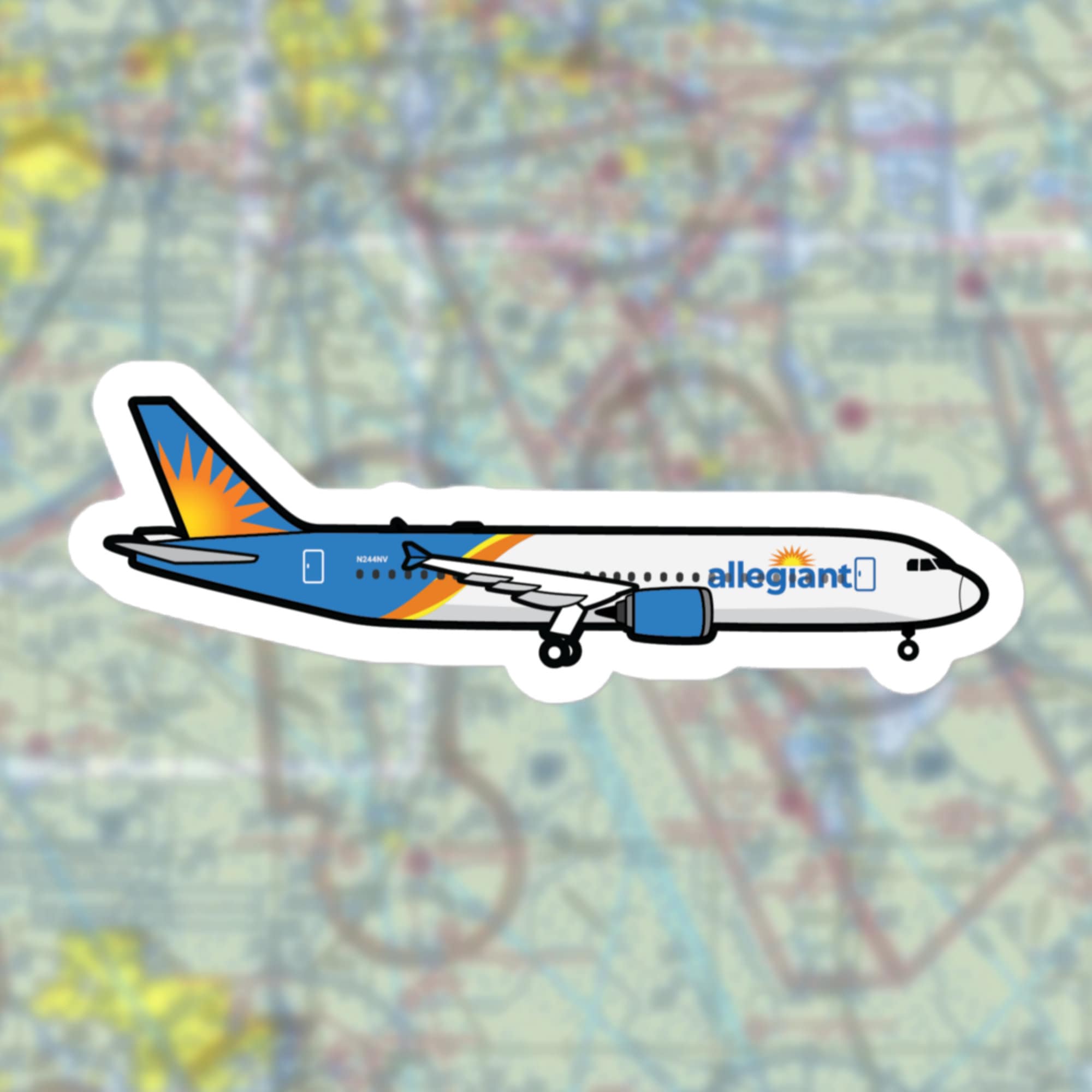 Allegiant Air Logo - Allegiant Airlines Sticker - Etsy