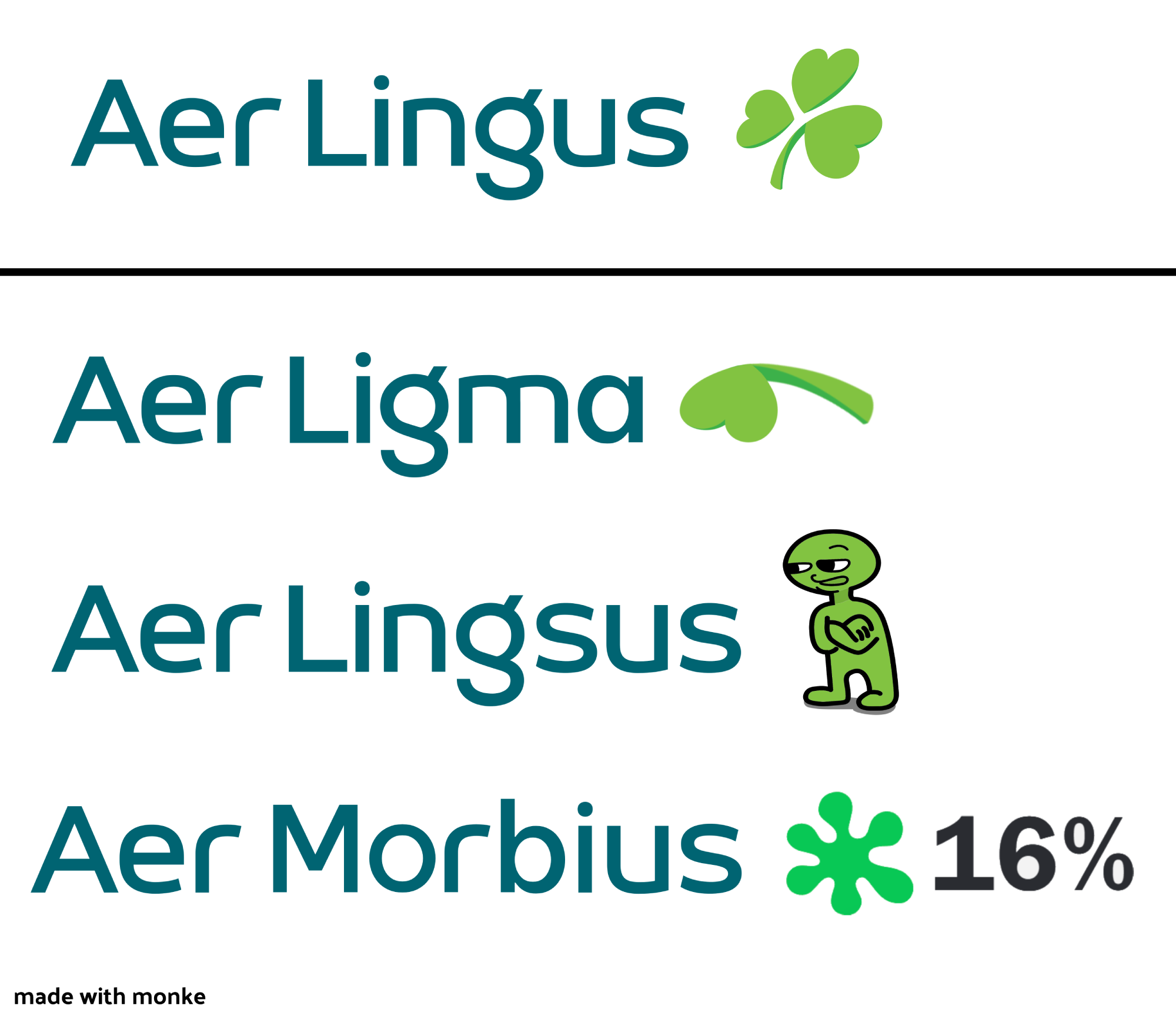 Aer Lingus Logo - I made some alternate Aer Lingus logos. : r/TrashTaste