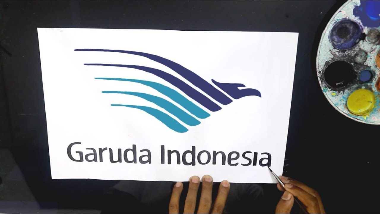 Garuda Indonesia Logo - How to draw the Garuda Indonesia Logo