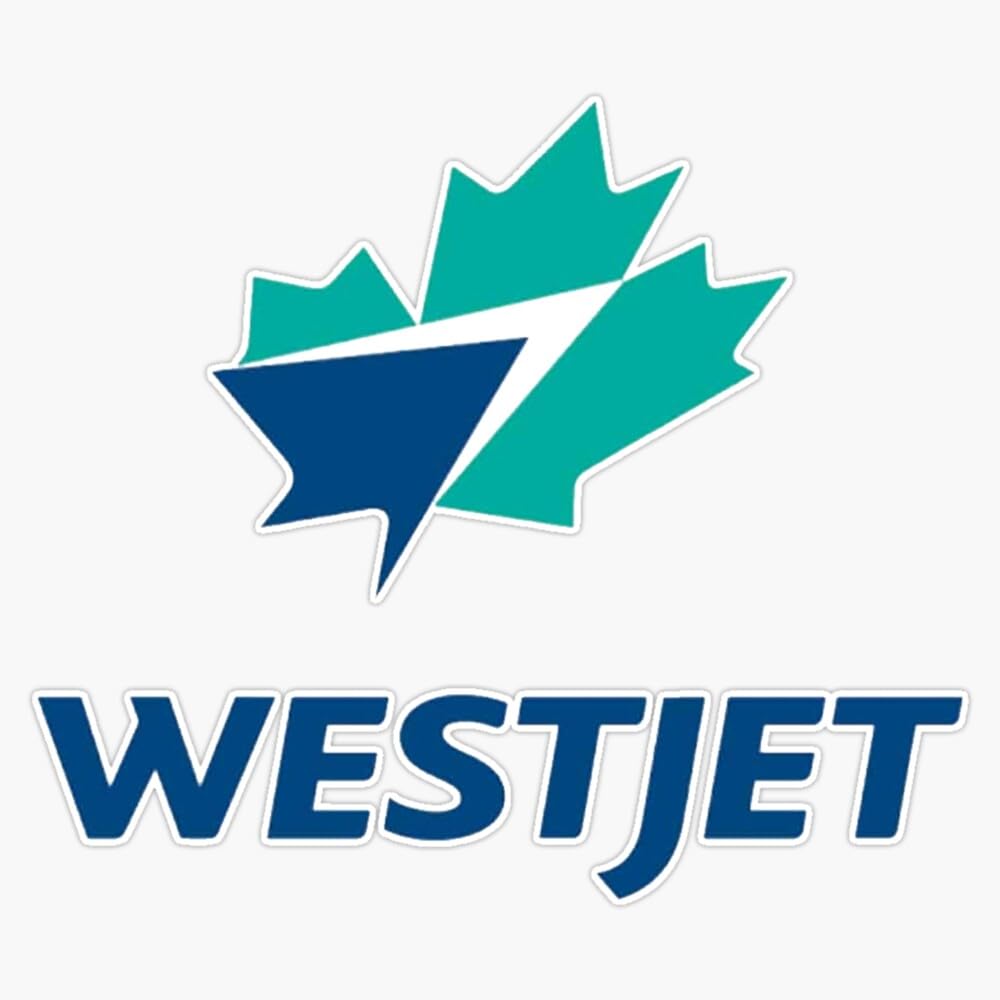 WestJet Logo - Witching Westjet Design Sticker Bumper Sticker Vinyl Decal 5 | Desertcart  Seychelles