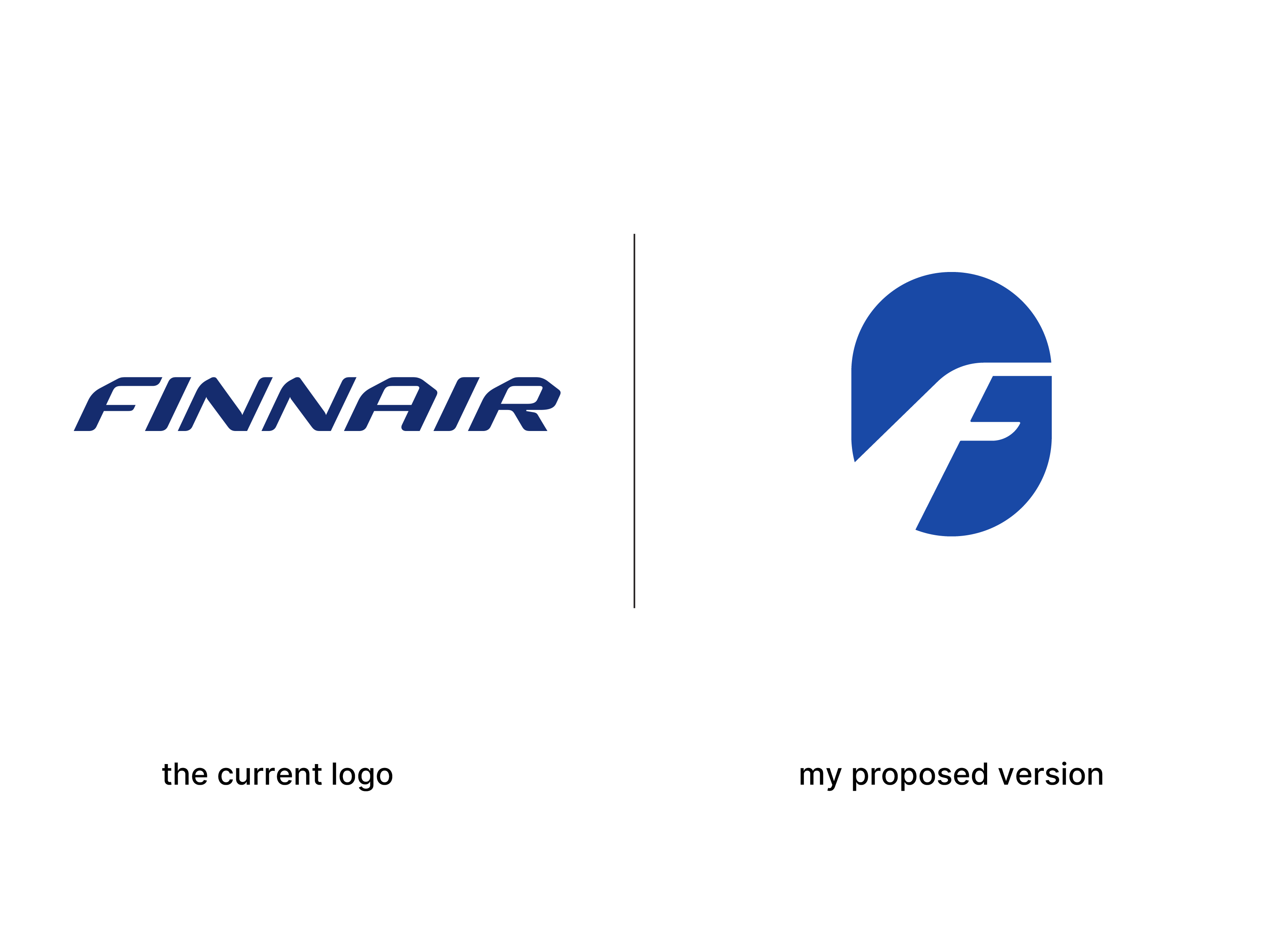 Finnair Logo - Finnair — Conceptual Logo Redesign (Unofficial) by NICOCREATIVE on Dribbble
