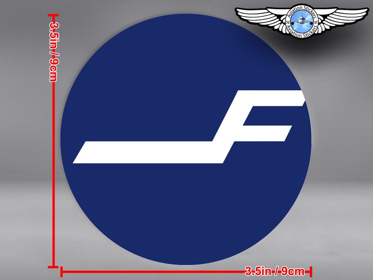Finnair Logo - FINNAIR ROUND LOGO DECAL / STICKER | eBay