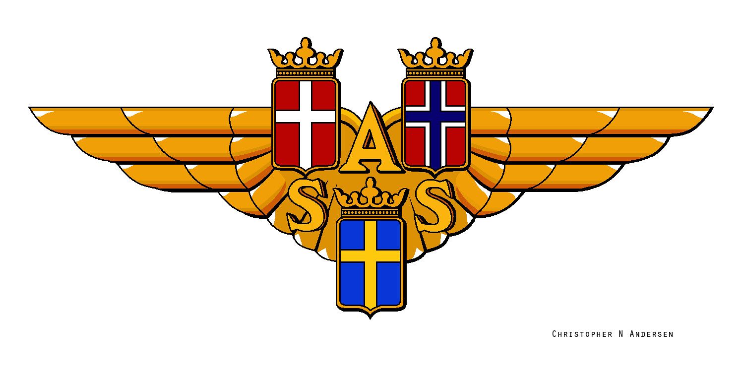 SAS Scandinavian Airlines Logo - Old Scandinavian Airlines logo | The old SAS logo made in Pa… | Flickr