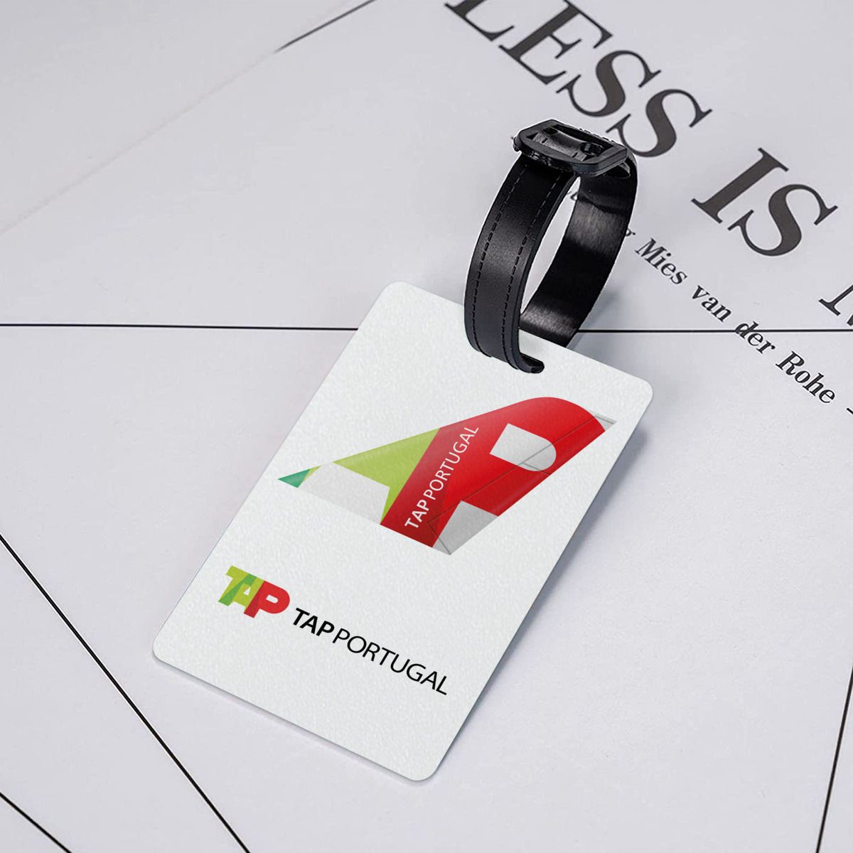 TAP Air Portugal Logo - TAP Air Portugal Airlines Logo PVC Luggage Tag