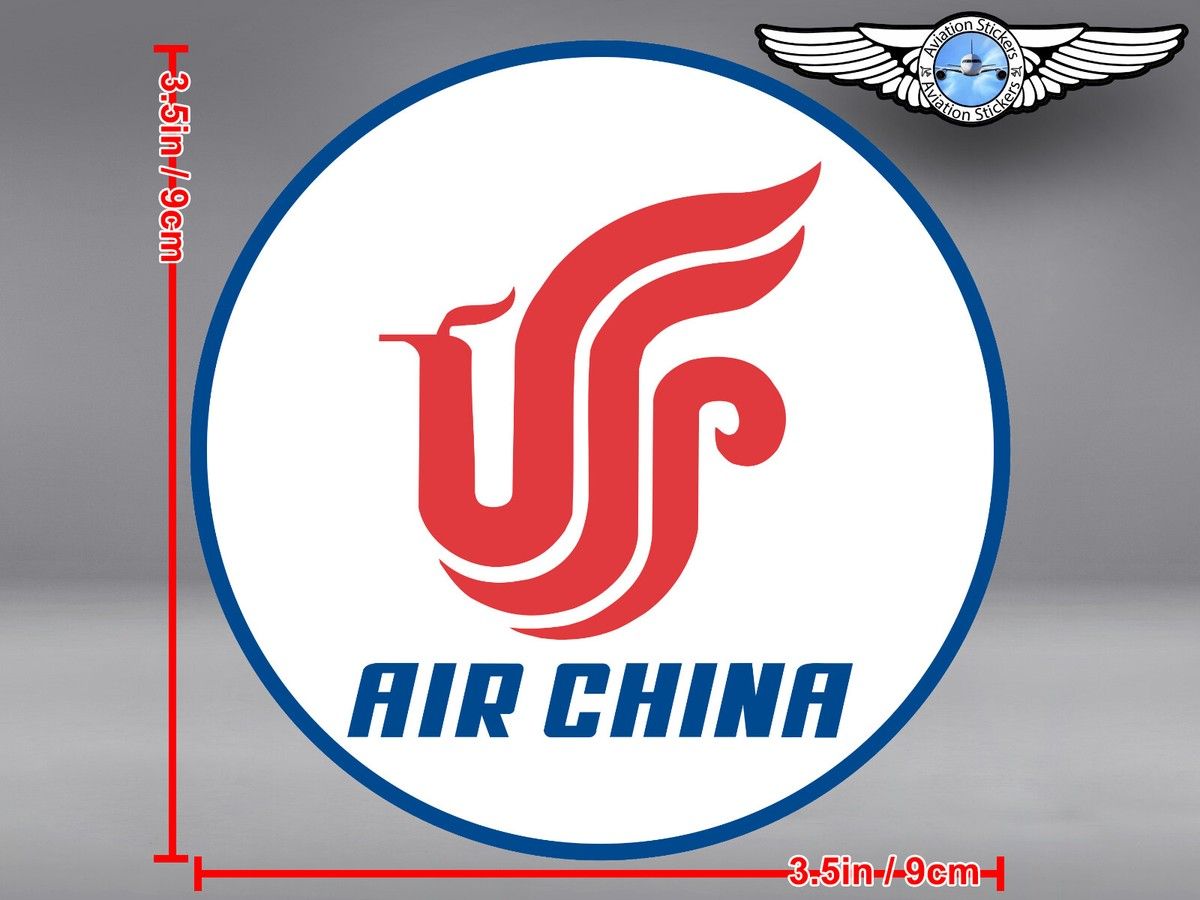 Air China Logo - AIR CHINA ROUND LOGO STICKER / DECAL | eBay