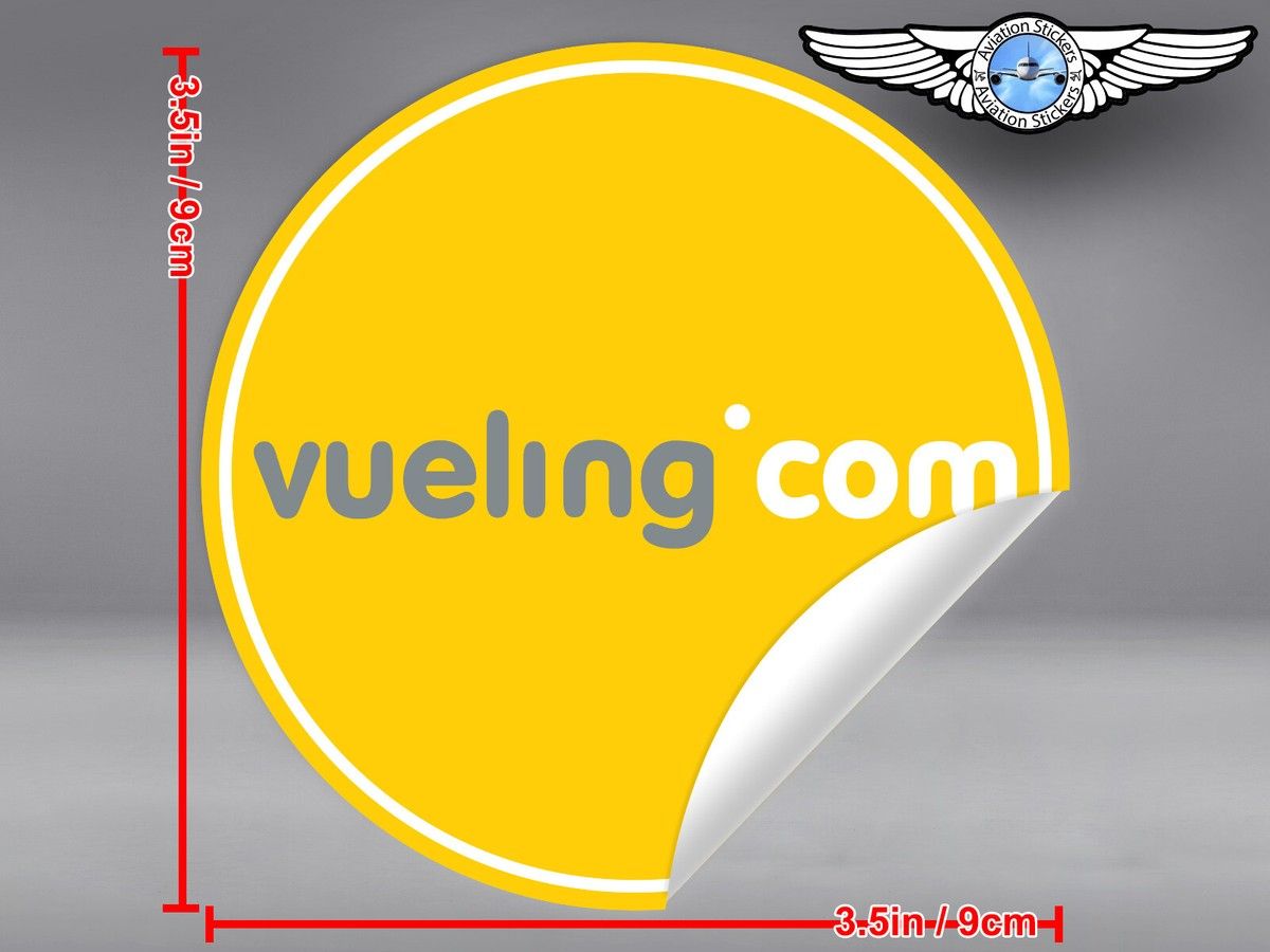 Vueling Logo - VUELING ROUND LOGO STICKER / DECAL | eBay