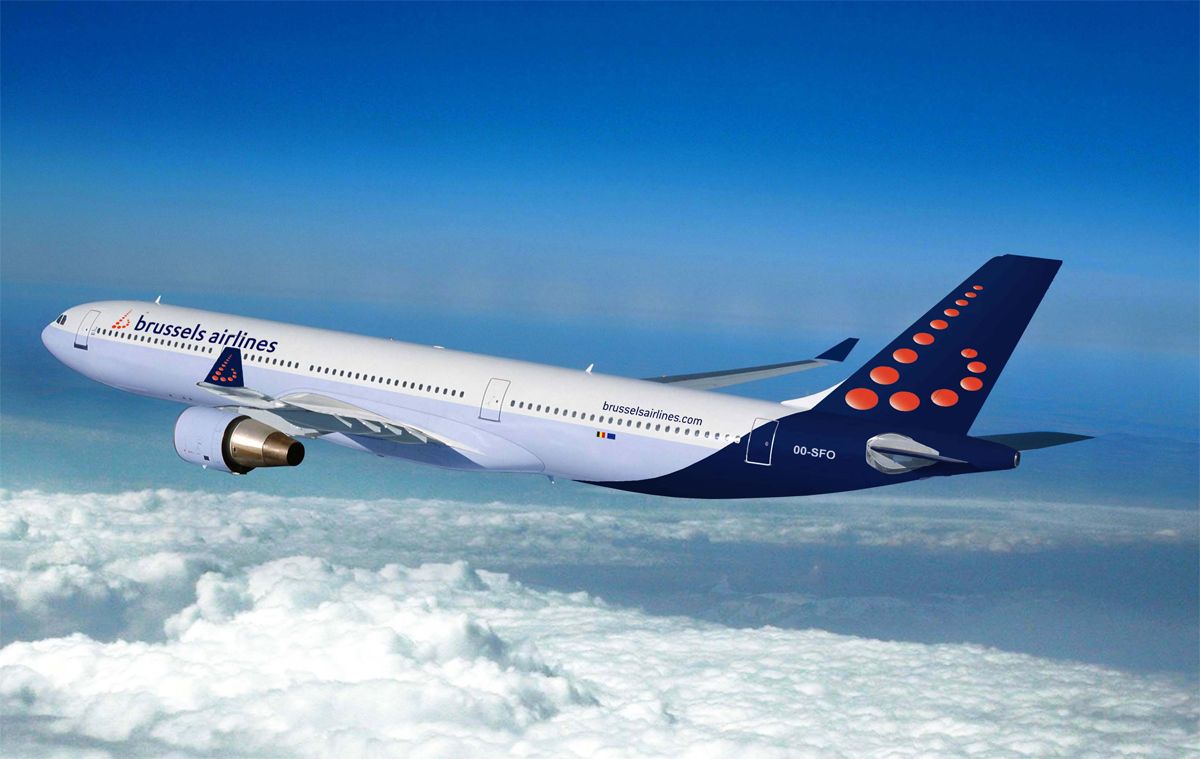 Brussels Airlines Logo - Brussels Airlines is certified as a 3-Star Airline | Skytrax