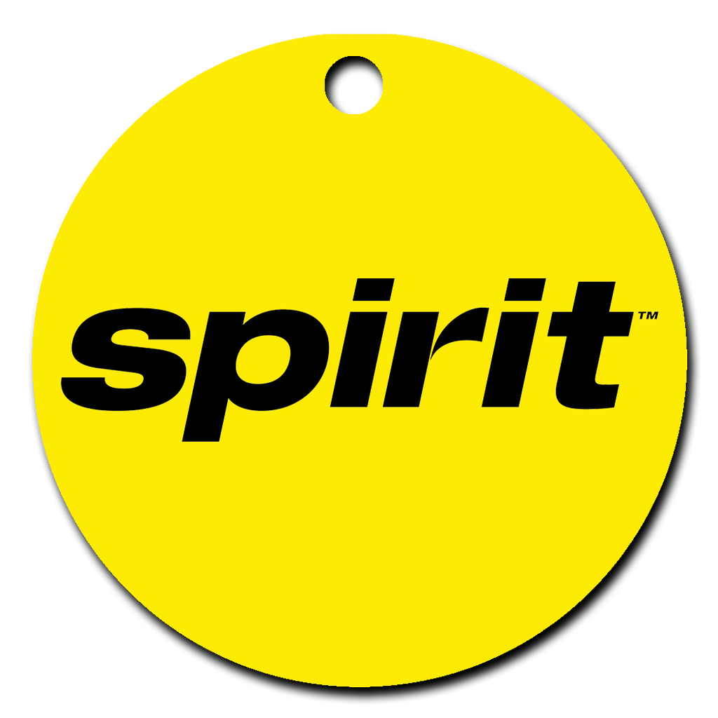 Spirit Airlines Logo - Spirit Airlines Black on Yellow Logo Ornaments