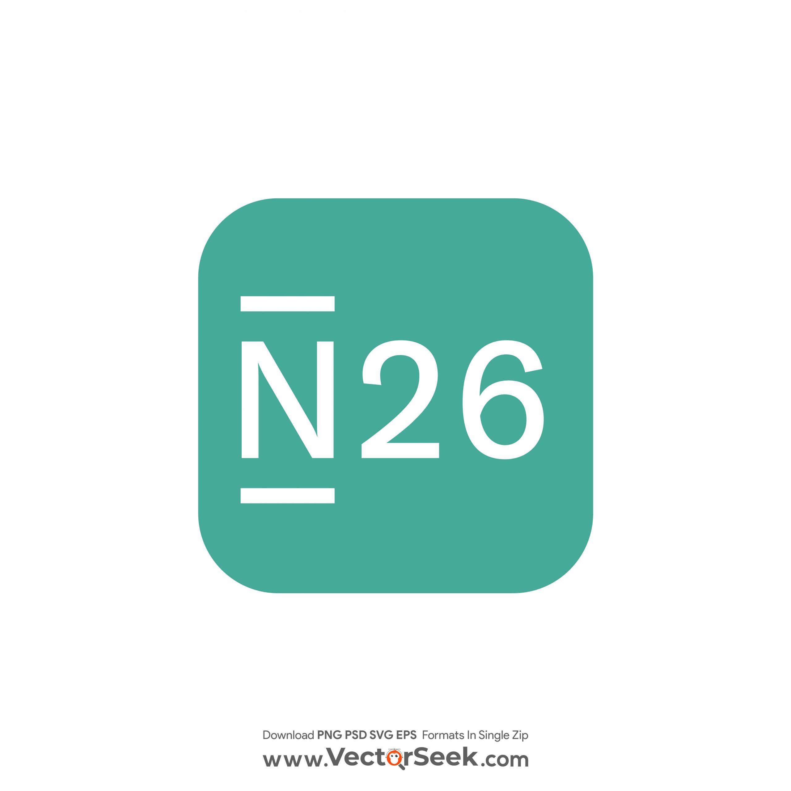N26 Bank Logo - N26 Logo PNG, SVG, AI Vector – Free Download