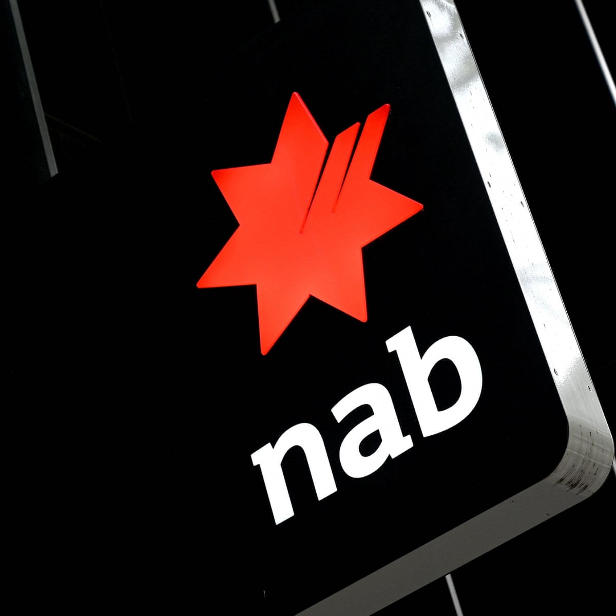 NAB Bank Logo - NAB profit surges to more than $4bn in six months, driven by interest rate  hikes | Banking | The Guardian