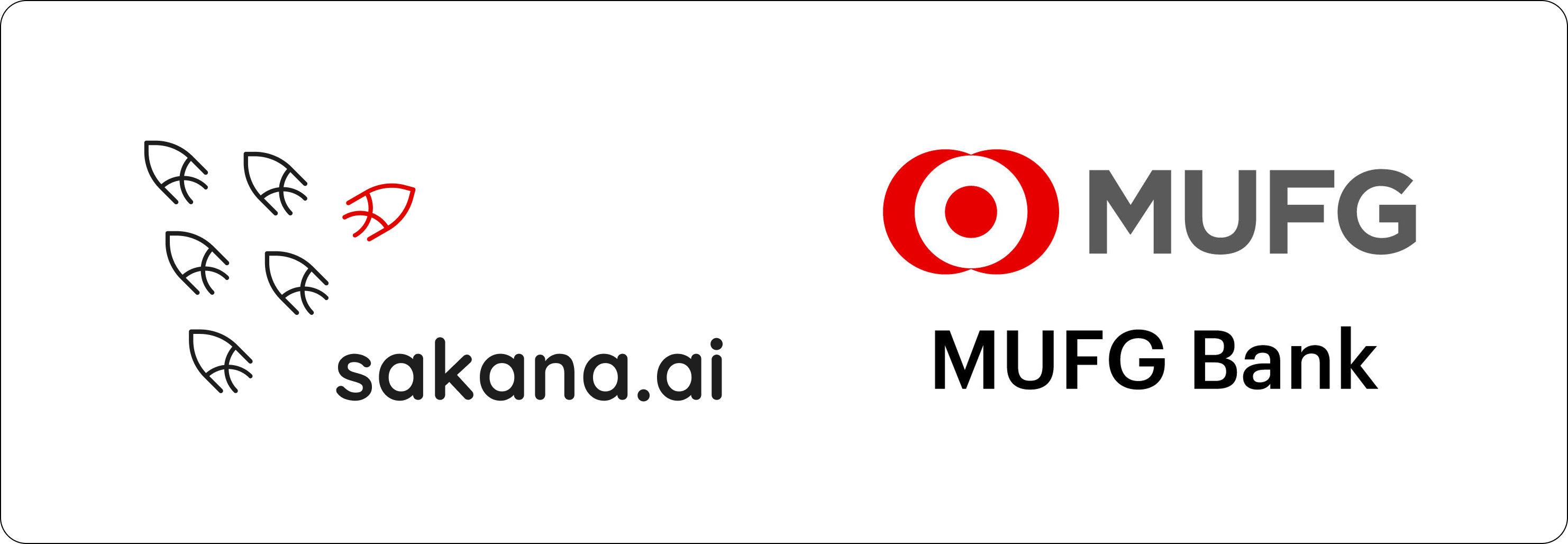 MUFG Bank Logo - Announcing a Multiyear Partnership between Sakana AI and MUFG Bank