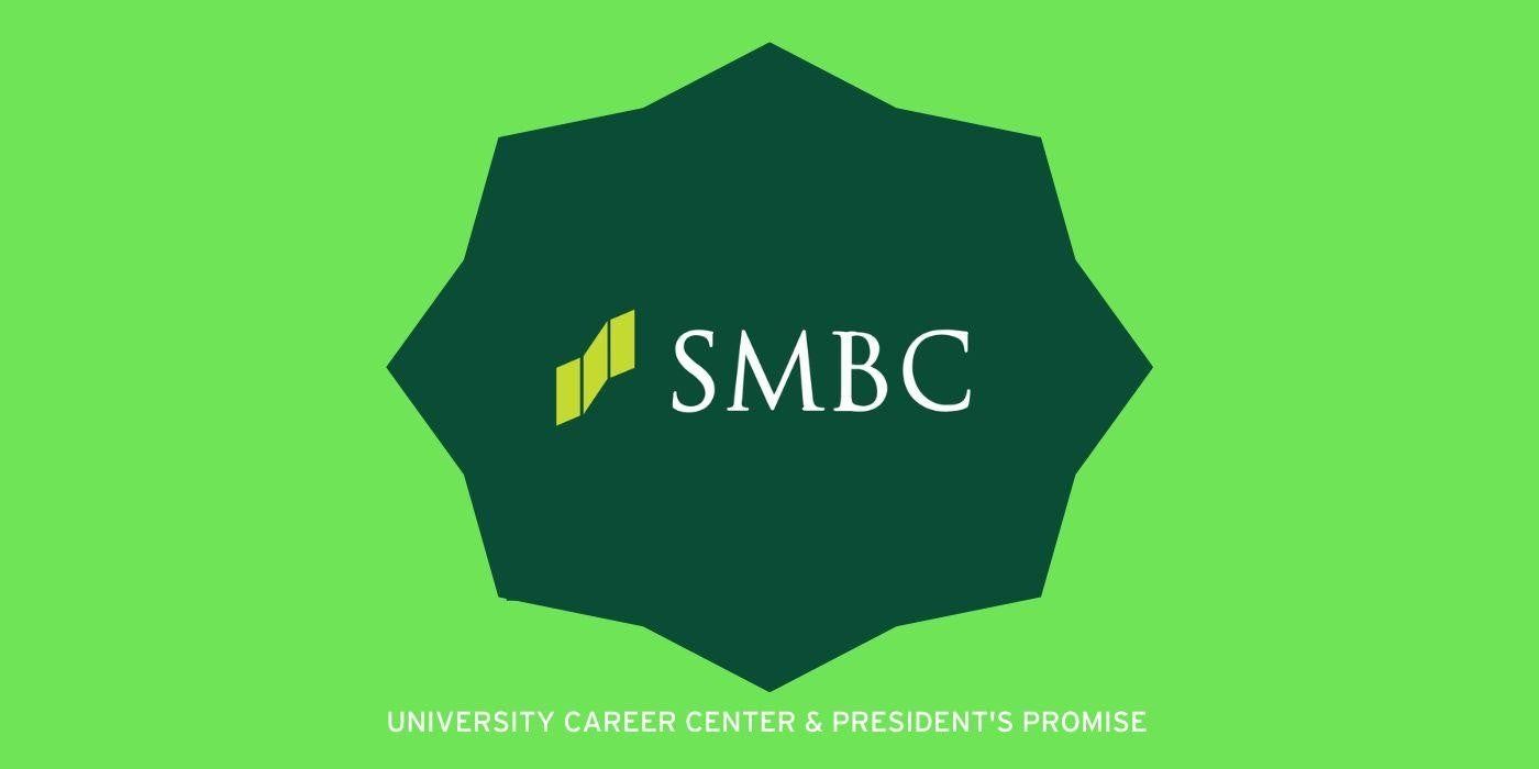 SMBC Logo - SMBC Meet and Greet - Leasing & Finance | University Career Center & The  President's Promise