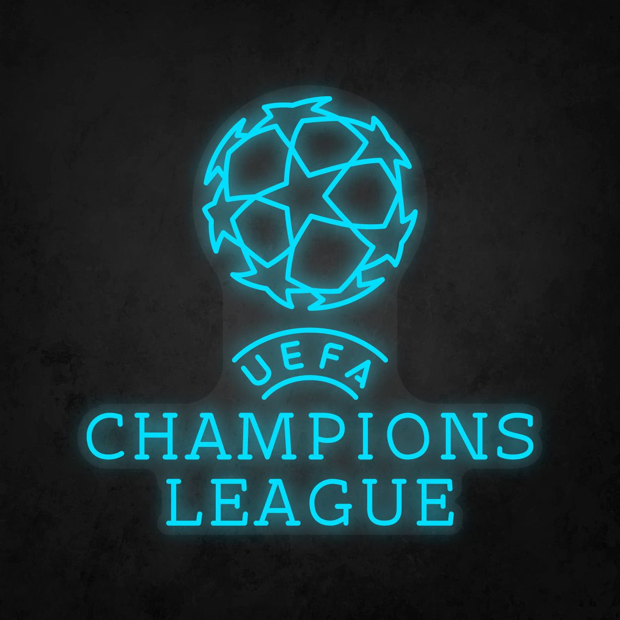 Champions League Logo - LED Neon Sign - UEFA champions League