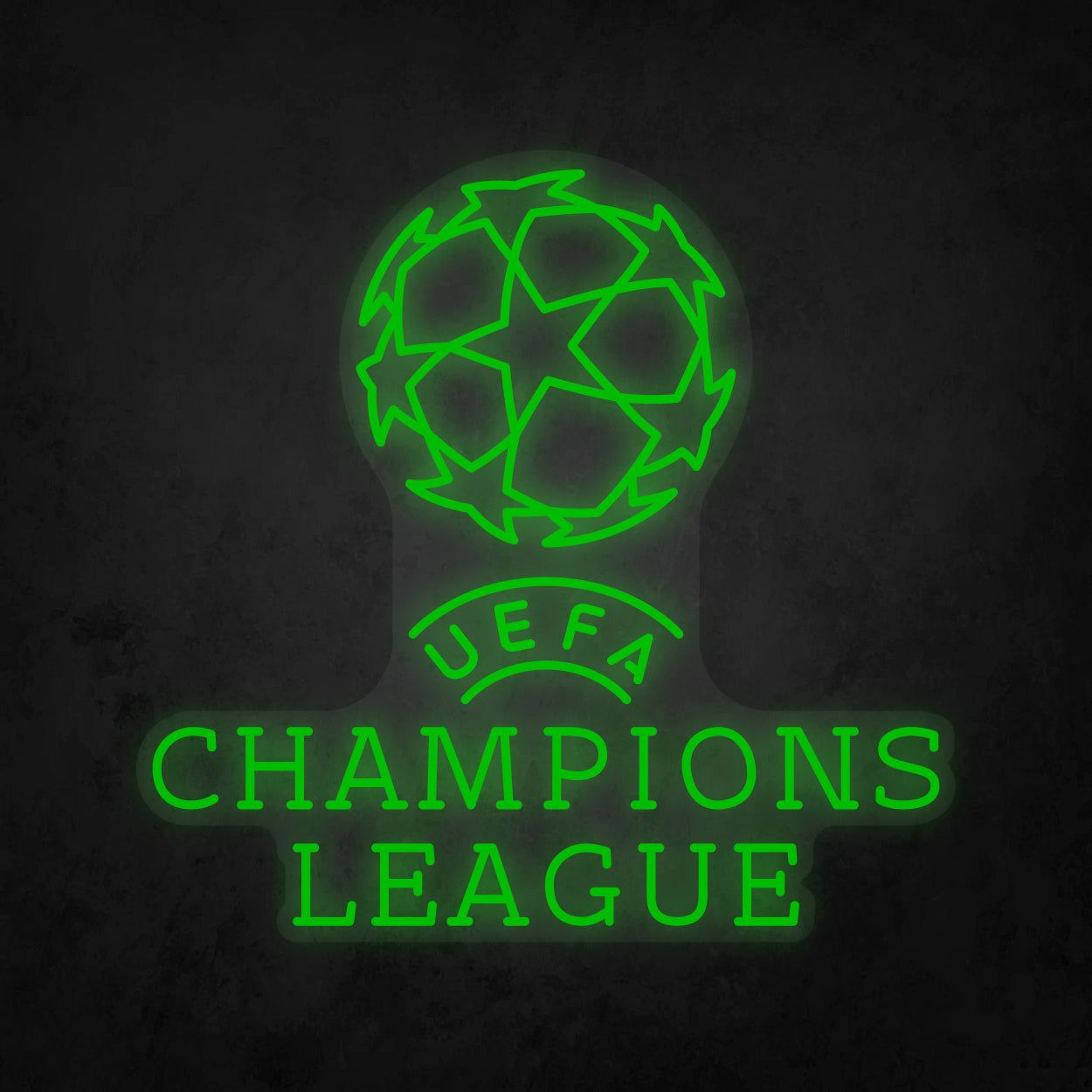 Champions League Logo - LED Neon Sign - UEFA champions League
