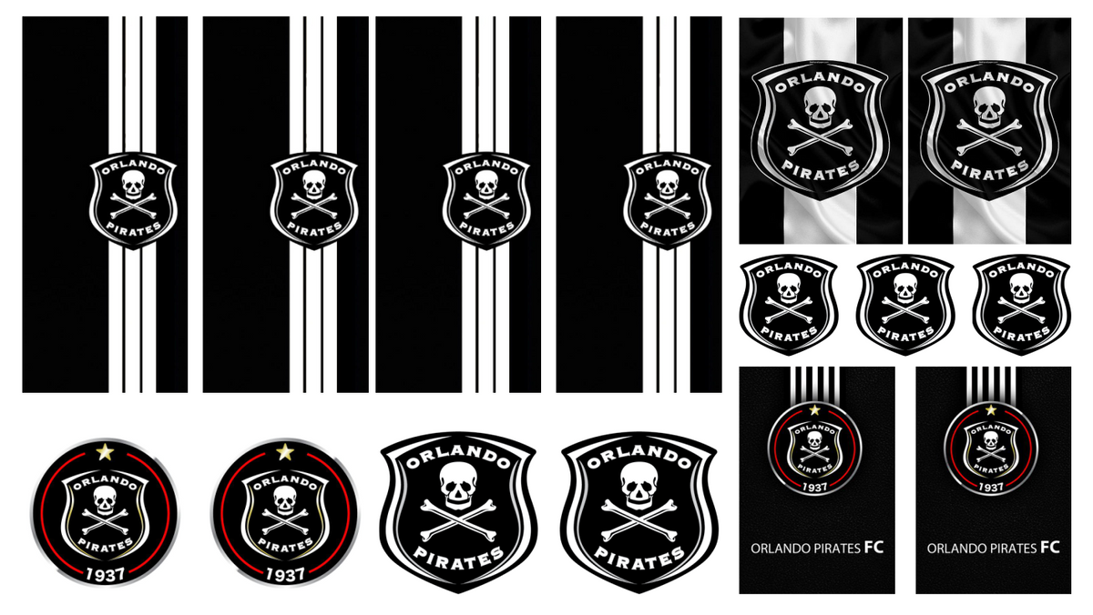 Orlando Pirates FC Logo - Orlando Pirates Soccer - Water Decals – Madz Nail & Beauty