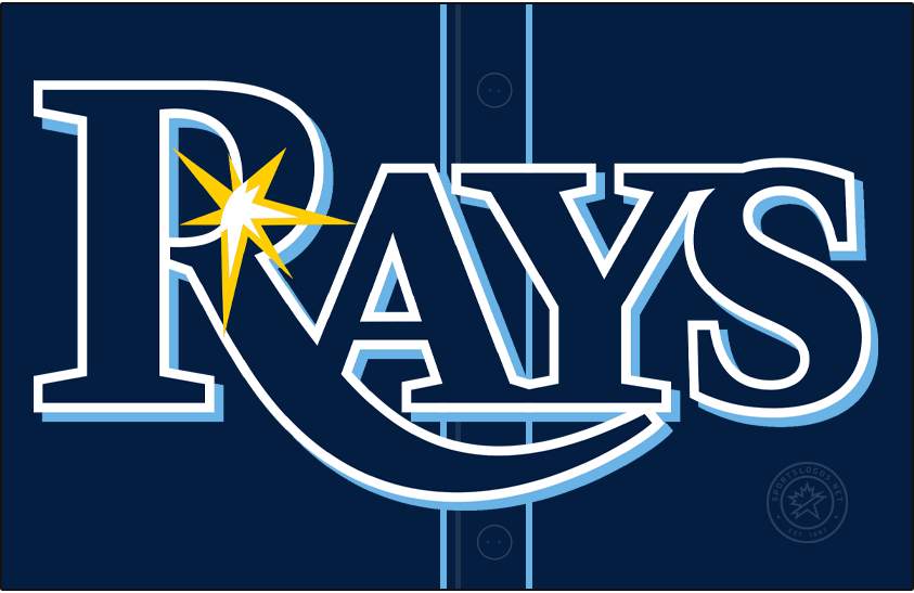 Tampa Rays Logo - Tampa Bay Rays Logo - Jersey Logo - American League (AL) - Chris Creamer's  Sports Logos Page - SportsLogos.Net